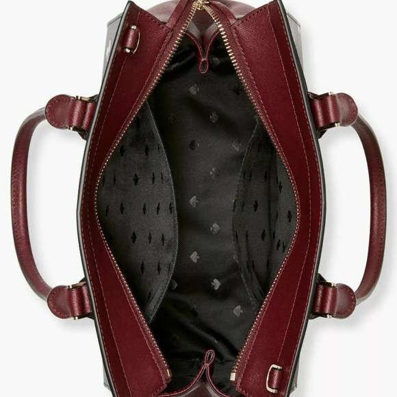 Kate Spade Satchel Black Multi Floral - Picture 5 of 5